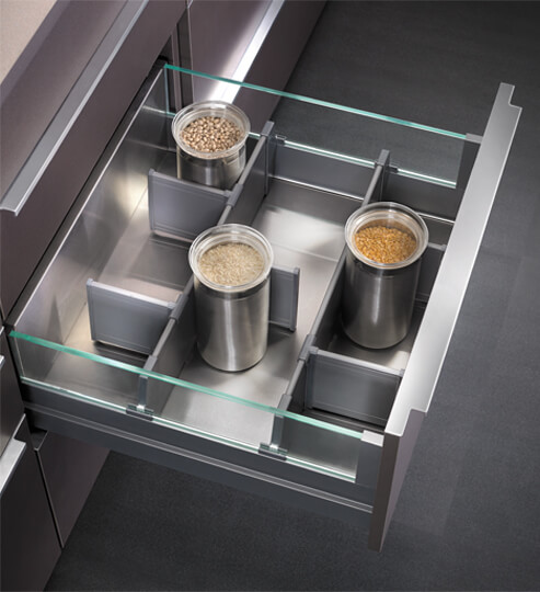Grass Scala Crystal with Aluminum Divider