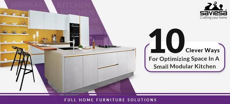 Modular Kitchen for Small Kitchen by Saviesa