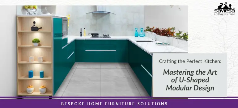 U-shaped Modular Kitchen Design