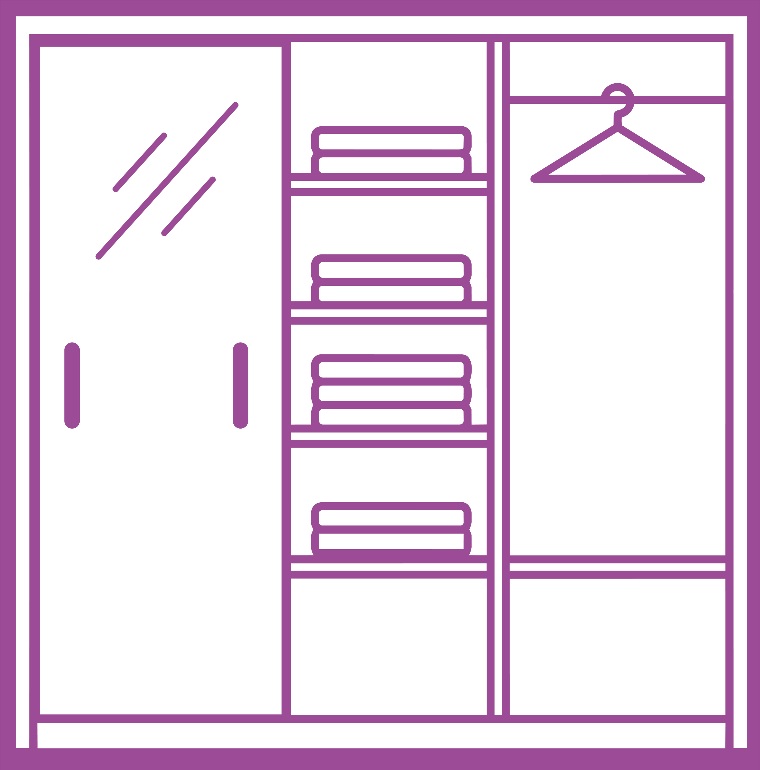 sliding wardrobe designs icon