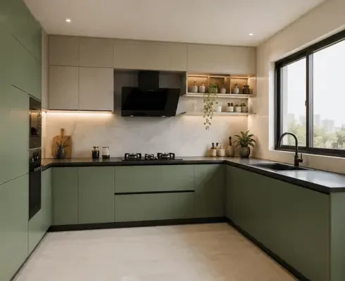 L Shape 2 Kitchen 490 x 400