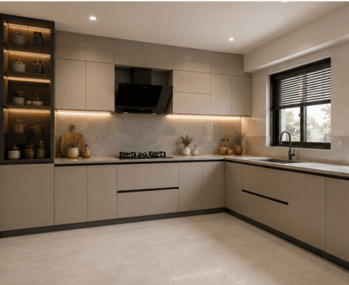 L Shape 4 Kitchen 490 x 400