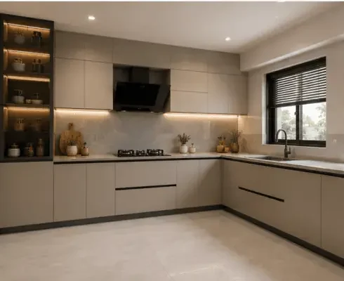 L Shape 4 Kitchen 490 x 400