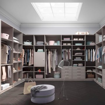 Walk-in Ecoline Wardrobe by Saviesa